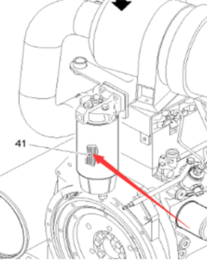 wirtgen w35dc آلة طحن الخشب تصفية الجزء رقم 2044633