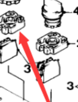Wirtgen شفة الجزء رقم 16500