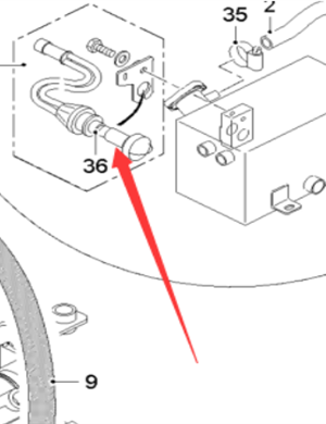 Wirtgen التبديل رقم الجزء 79350