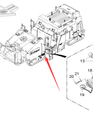 Wirtgen وحدة التحكم 24V الجزء رقم 198409