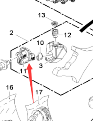 Wirtgen حامل أداة ht11-r D20 ( كبير ) الجزء رقم 2099342 