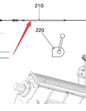  wirtgen خنق كابل رقم الجزء 2137103