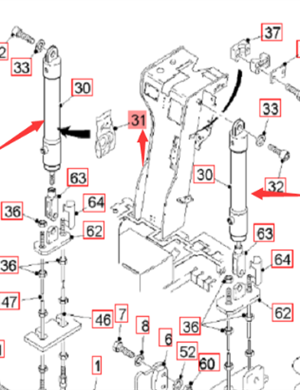  wirtgen الجانب لوحة اسطوانة رقم الجزء 90224 
