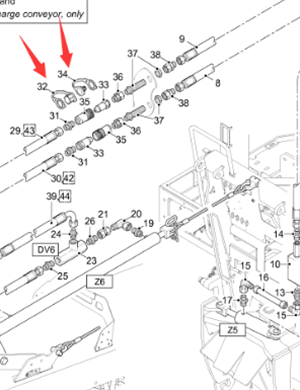 Wirtgen البلاستيك الغبار يغطي الجزء رقم 78040  ​