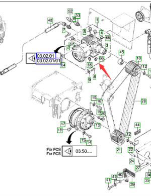 Wirtgen طحن طبل محرك والعتاد مربع رقم الجزء 95691