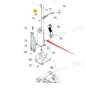 xcmg الجبان كاتم الصوت الجمعية الجزء رقم 800160247