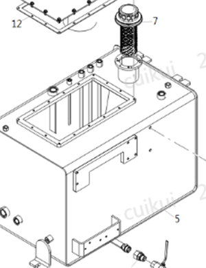 xcmg الجبان قياس مستوى الجزء رقم 803201533