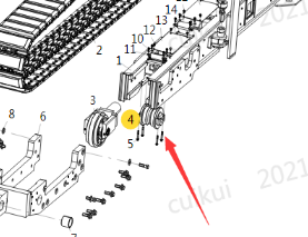xcmg الجبان عجلة الثقيلة الجزء رقم 201104196
