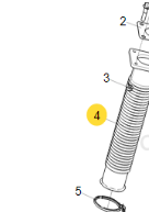منفاخ الجزء رقم 225703094 XCMG الأسطوانة