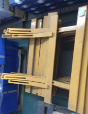 كشط الطين لوحة رقم الجزء 228700704 XCMG الأسطوانة