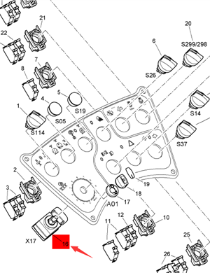 بوم الجهد الرش رقم الجزء 05767599
