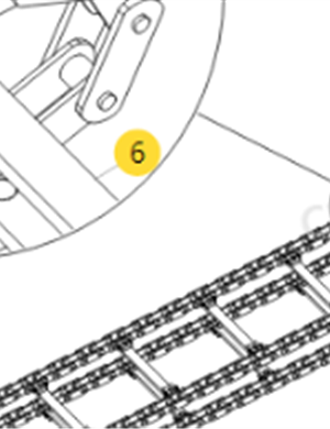 xcmg الجبان مكشطة رقم الجزء 200603878