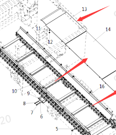 xcmg rp953t الجبان غمد الجزء رقم 201023563
