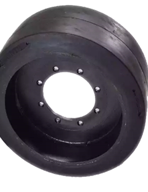 Polyurethane Filled Rubber Solid Tires for  W50  