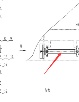 XCMG Paver Scraper Chain Axle Assembly Part No.200102776