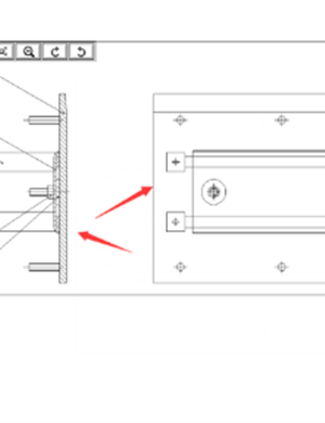 XCMG paver left extension bottom plate part number 201319067