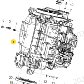 XCMG Xugong Road Roller Engine Part Number 800155038