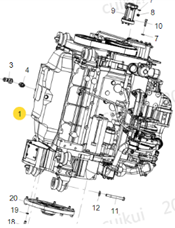 XCMG Xugong Road Roller Engine Part Number 800155038