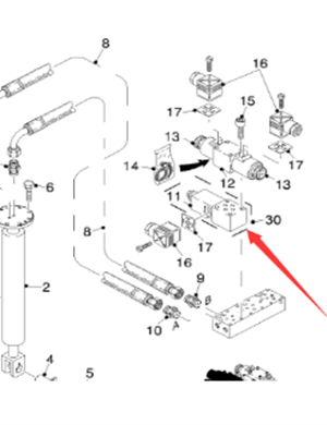  Milling Machine Height Adjustment Solenoid Valve Part No.2045720