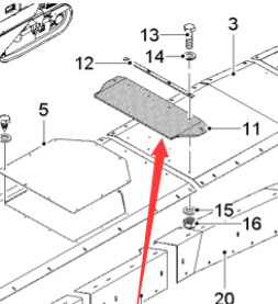  Milling Machine Rubber Block Part No.2126347