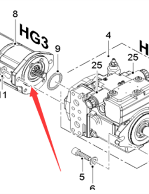  cylinder steering gear pump part number 2248846