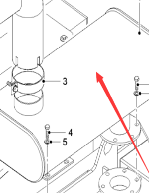  milling machine silencer part number 2427166