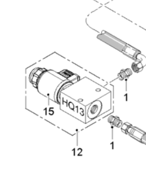  milling machine scraper lifting solenoid valve part number 2477519