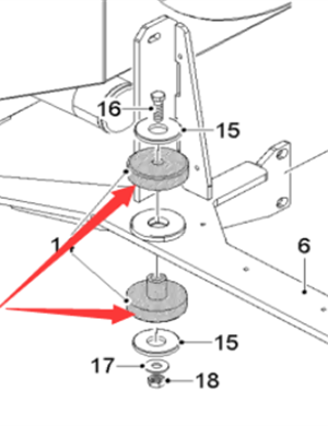  milling machine engine leg part number 190715