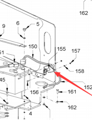  milling machine battery switch part number 2272235