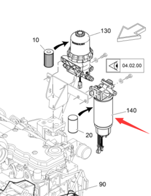  planer oil-water separator assembly part number 2529892