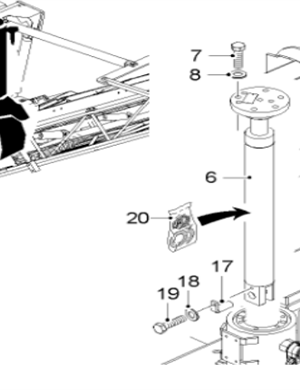  Milling Machine Outrigger Cylinder Repair Kit Part No. 179399