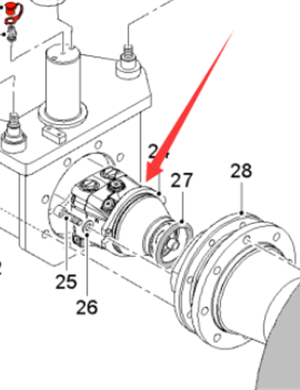  milling machine steering cylinder part number 2392168