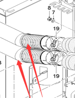  milling machine exhaust pipe part number 2384596