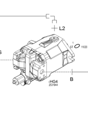  milling machine cylinder working pump part number 2531944