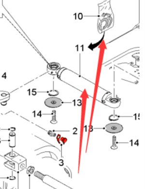  milling machine steering cylinder repair kit part number 2619201