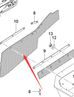  milling machine rubber cover part number 2123730