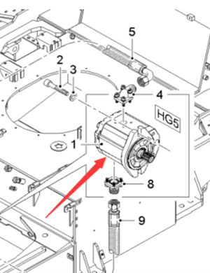  milling machine washing water pump part number 2102095