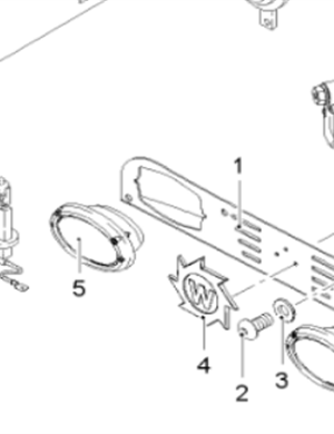  road milling machine headlight bulb Part No. 9778