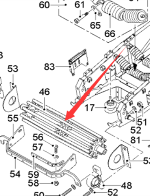  milling machine secondary turn-back roll part number 72060