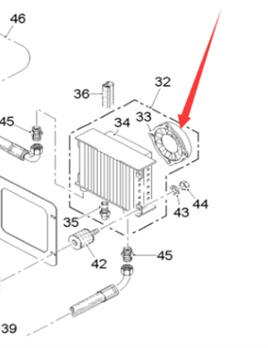  Milling Machine Diesel Cooling Fan Part Number 72370