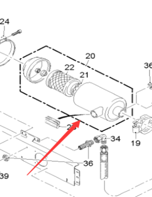  Milling Machine Air Filter Assembly Part No. 90982