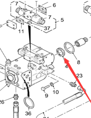  Pavement Milling Machine Travel Pump Oil Seal Part Number 88774