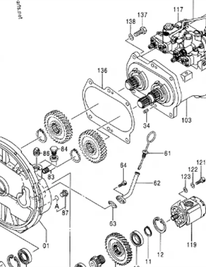 Excavator Hydraulic Main Pump ZX200-3 9256846 HPV102 9262319 9262320 Main Pump Assy 