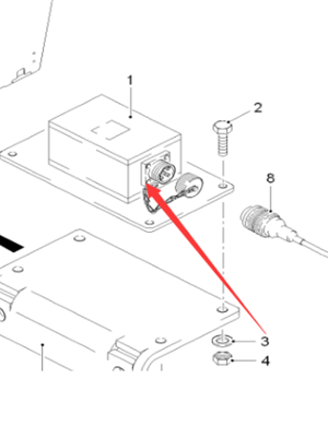  Pavement Milling Machine Cross Slope Sensor Part Number 73894