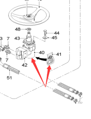  Pavement Milling Machine Steering Gear Part Number 16264