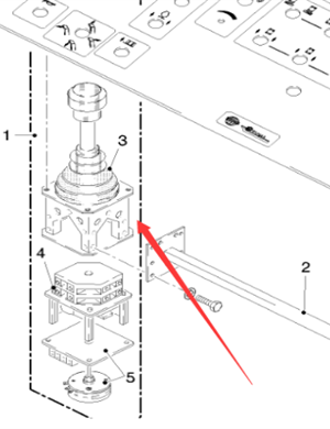  Pavement Milling Machine Control Lever Part Number 192478