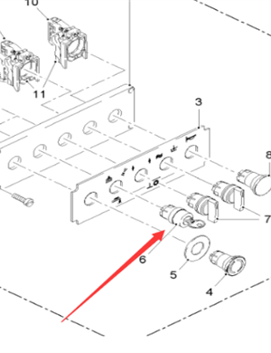  Pavement Milling Machine Key Switch Part Number 144263