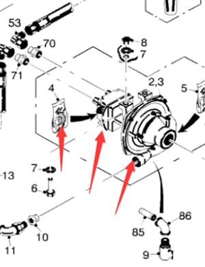  Pavement Milling Machine Sprinkler Pump Part No. 75828