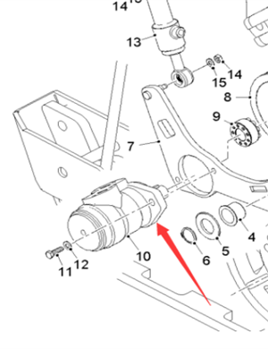  Pavement Milling Machine Milling Hub Drive Motor Part Number 42950