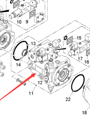  Pavement Milling Machine Feed Pump Part Number 2348894